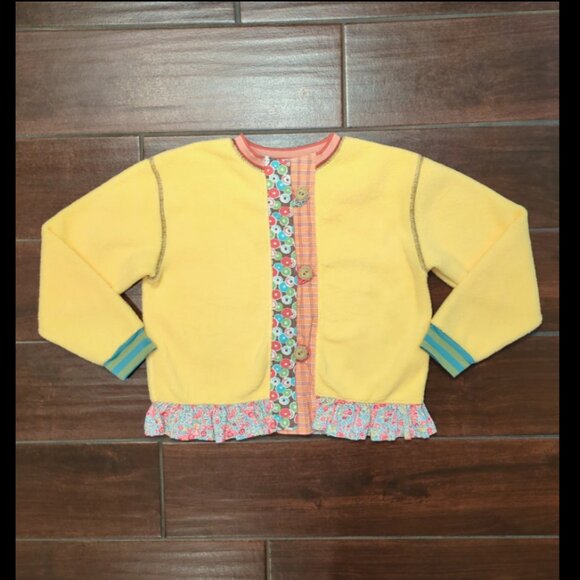 6 Matilda Jane Miss Sunshine Cardigan Sweater Jacket Home Grown Vintage - Picture 1 of 11